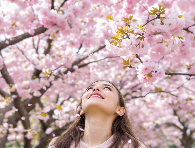 樱园里的春日少女 - 模特写真高清写真