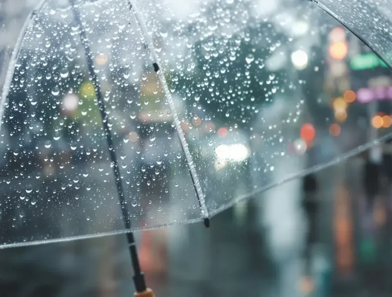 雨天的透明伞 - 模特写真高清写真