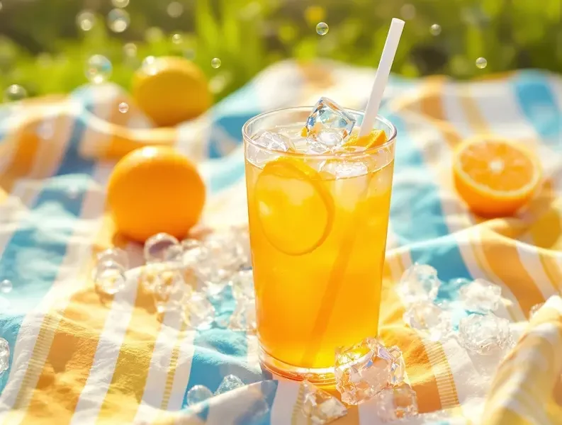 橙子汽水的夏日 - 模特写真高清写真